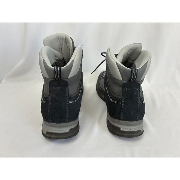 Asolo Falcon GV Boots Mens 12 Gray Blue Hiking Outdoor Trail Gore Tex - Picture 4 of 8